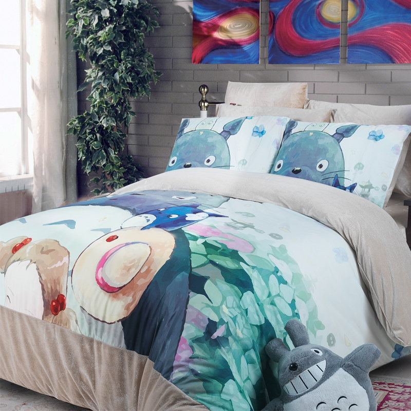 Tặng quà sinh nhật cho bạn thân là con gái bộ chăn gối totoro