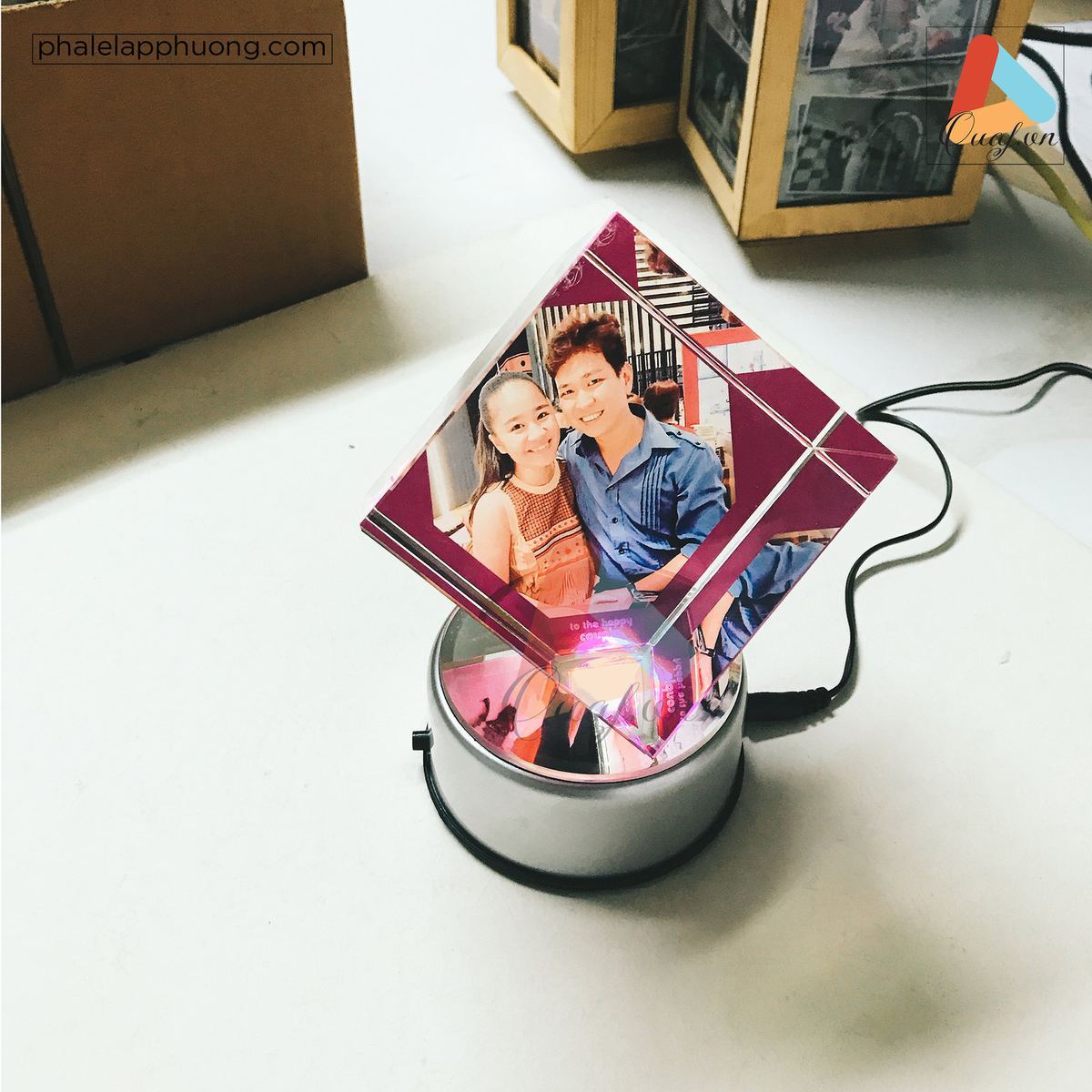 In ảnh pha lê 3D