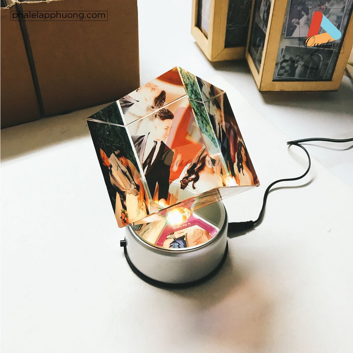 In ảnh pha lê 3D