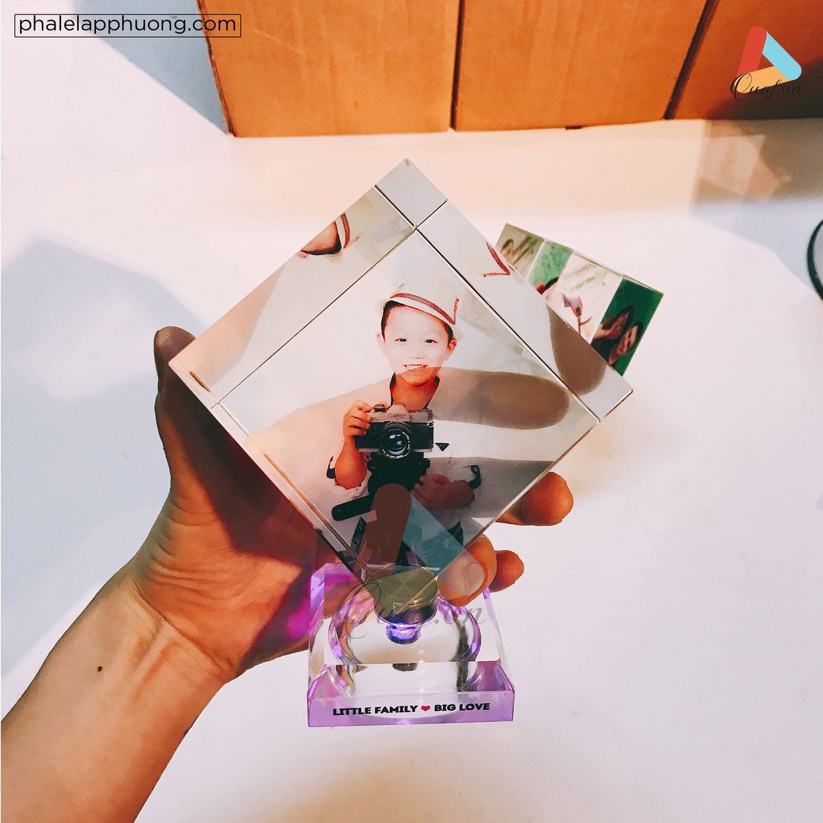 In ảnh pha lê 3D