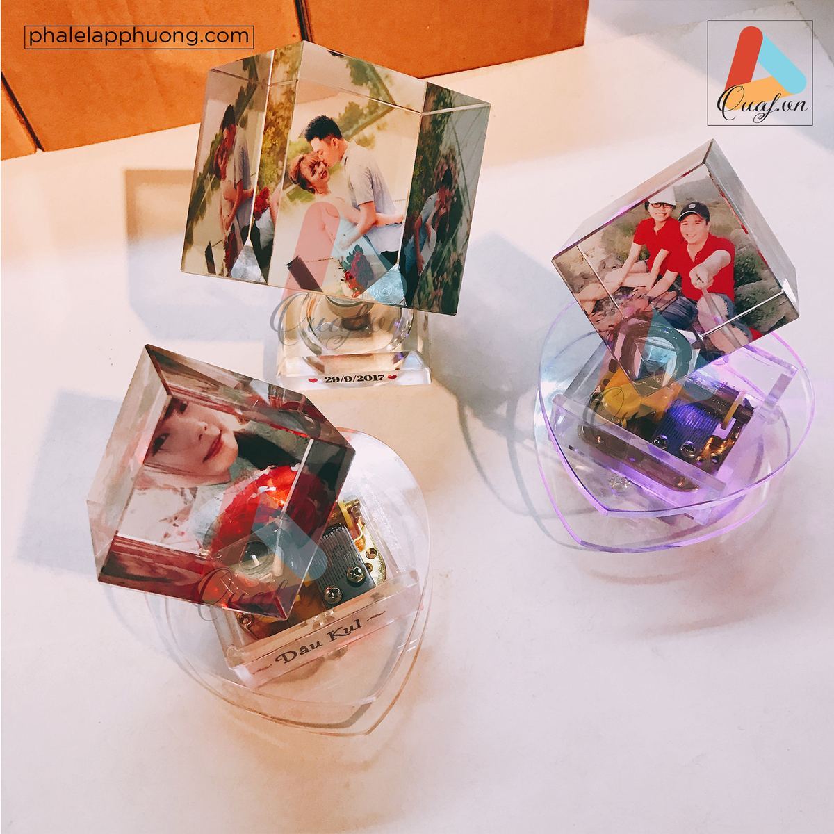 In ảnh pha lê 3D